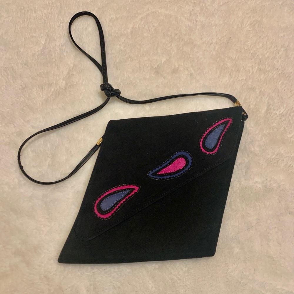 Vintage Genuine leather and snakeskin purse